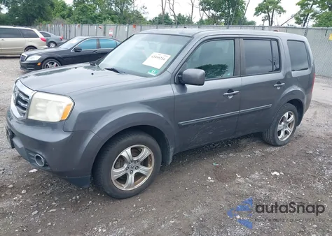 2014 Honda Pilot Ex-L from USA, damaged, VIN 5FNYF4H63EB051275